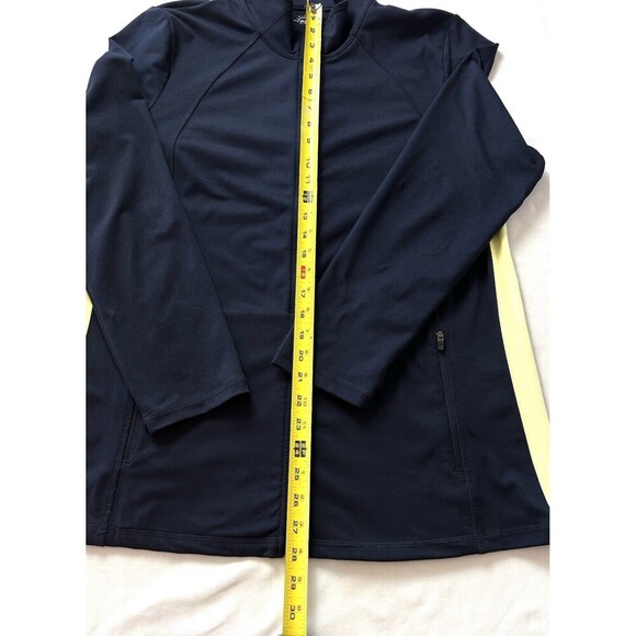 Talbots Blue Track Jacket 50+ UPF Protection Activewear Size Large‎ LRD1-2 - Picture 3 of 8
